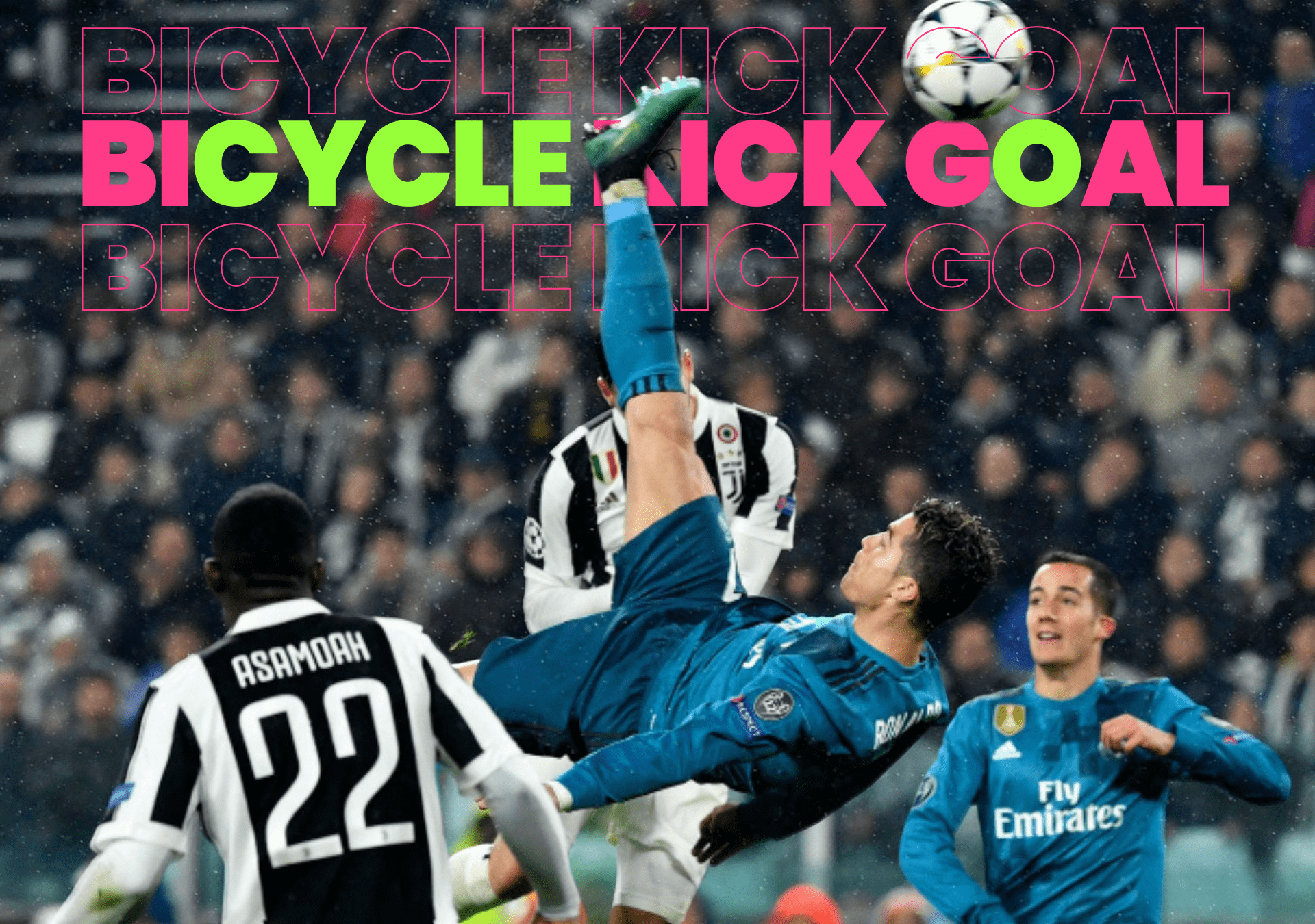 Read more about the article Cristiano Ronaldo bicycle kick goal at Juventus Stadium